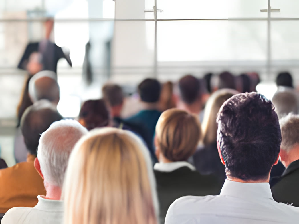 Platea di una conferenza &mdash; Conference