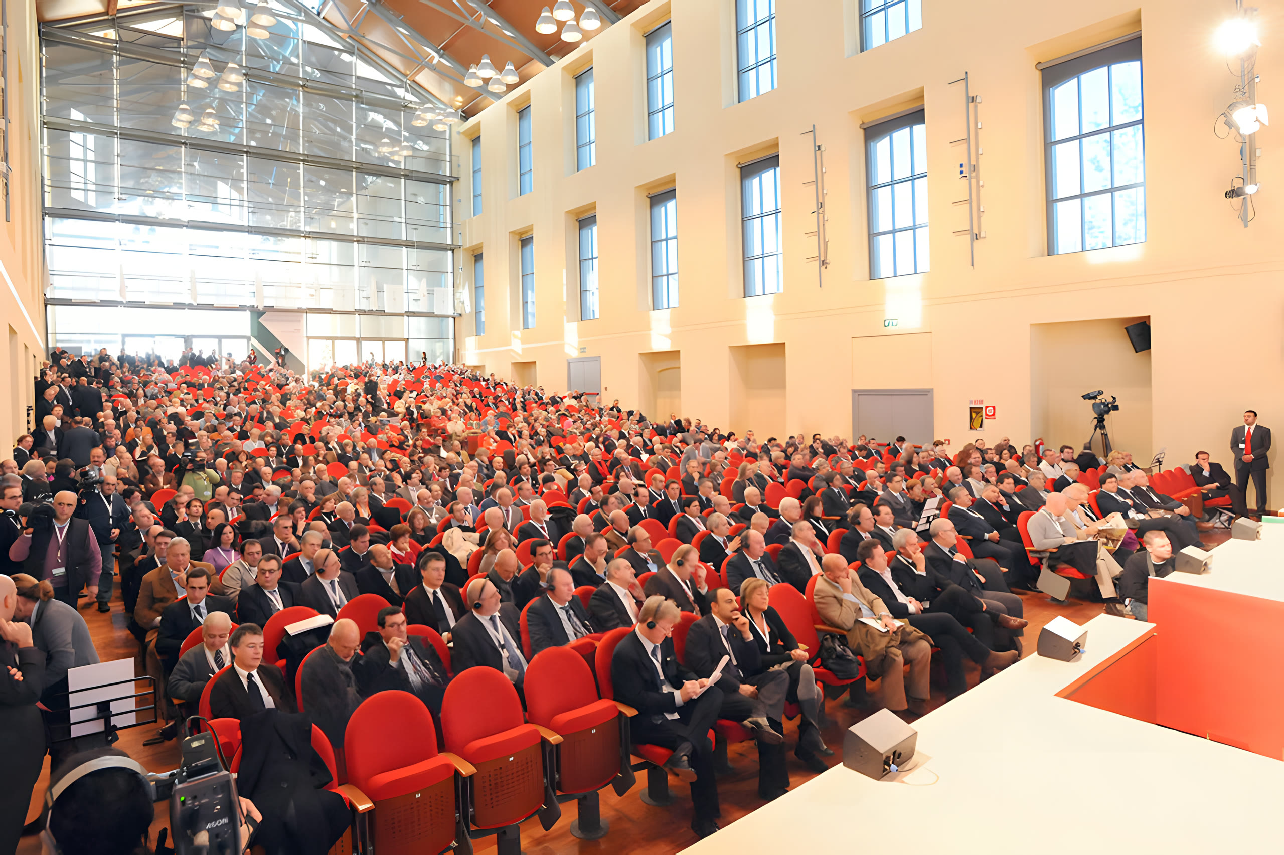 Auditorium Paganini, allestimento congressuale