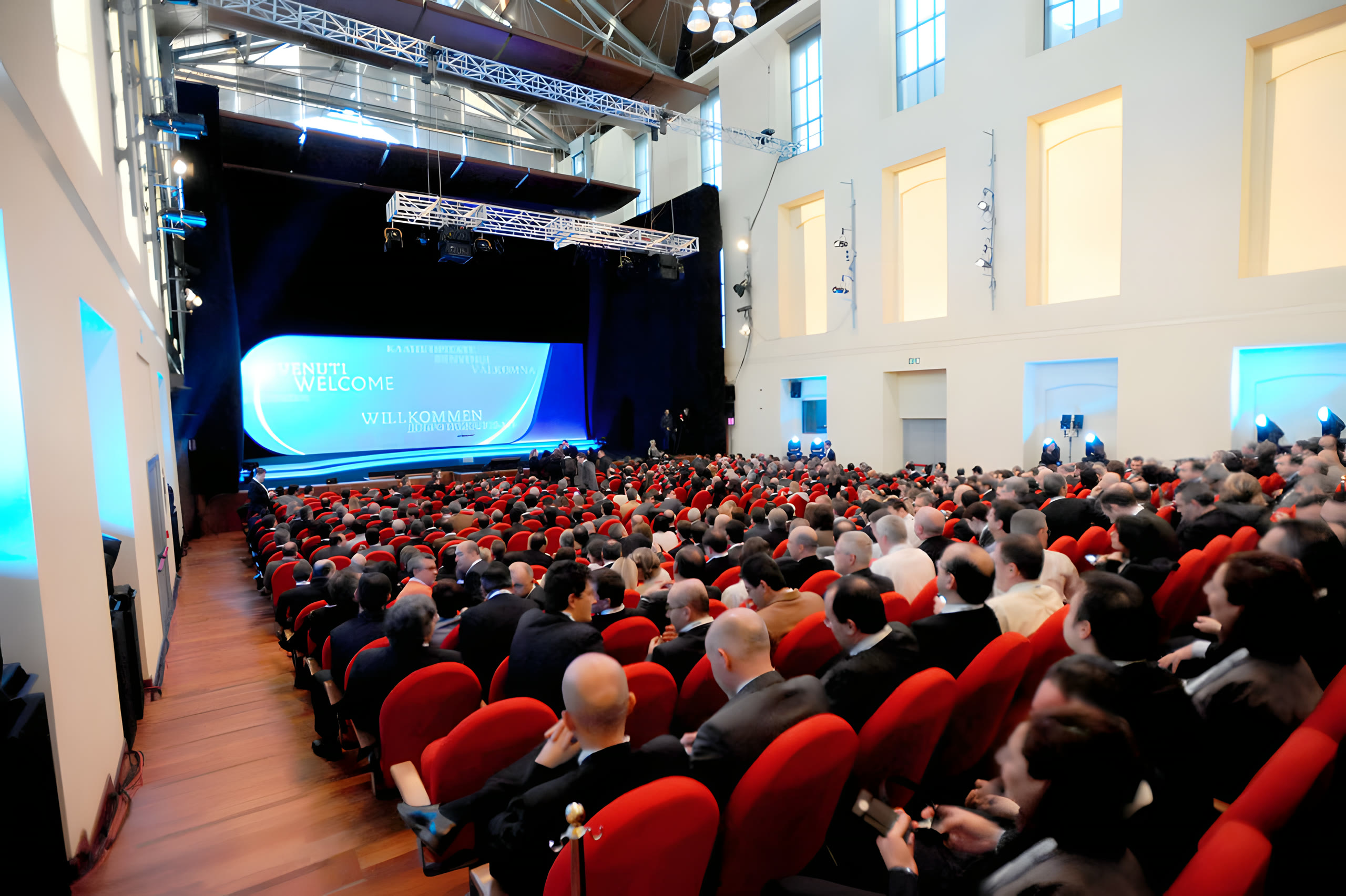 Auditorium Paganini, allestimento per congressi