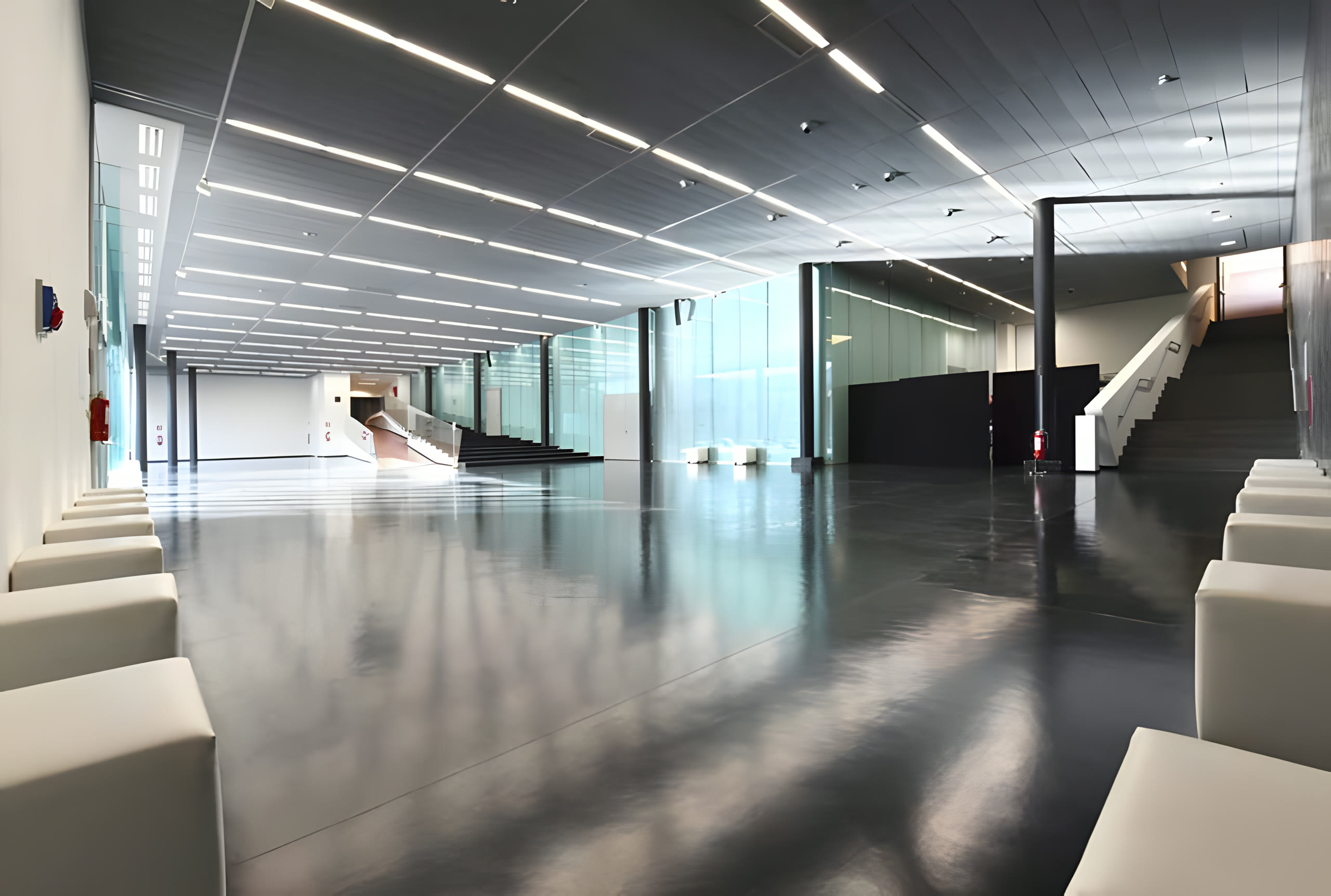 Foyer Pizzetti negli Spazi Ipogei, configurazione a stand